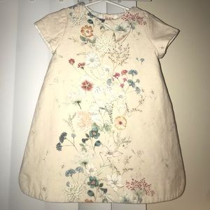 Zara Babygirl Floral Dress